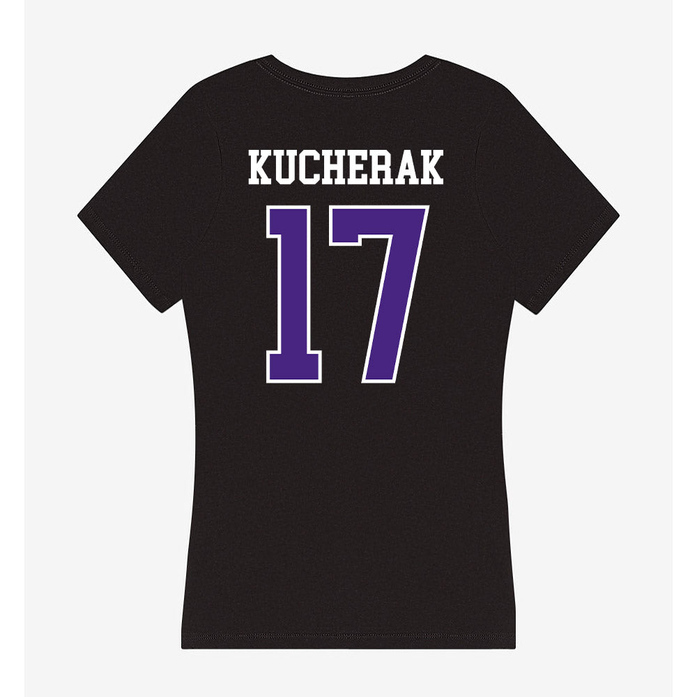 Northwestern - NCAA Baseball : Ryan Kucherak - Classic Shersey Women's V-Neck T-Shirt-1
