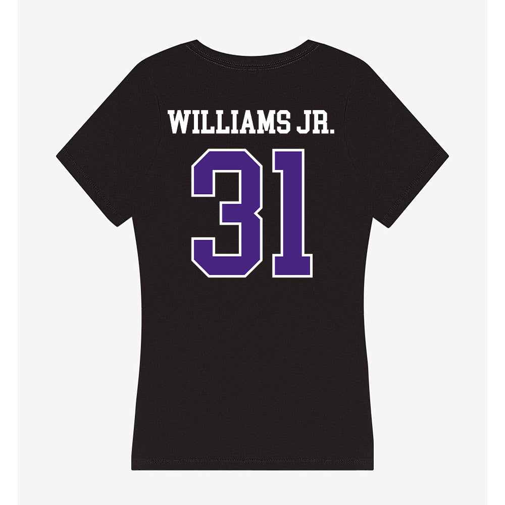 Northwestern - NCAA Football : Tito Williams Jr. - Classic Shersey Women's V-Neck T-Shirt-1