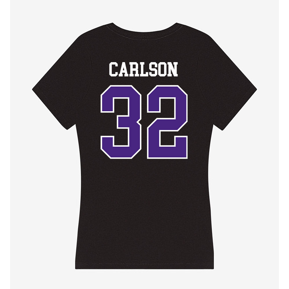 Northwestern - NCAA Women's Lacrosse : Liz Carlson - Classic Shersey Women's V-Neck T-Shirt-1
