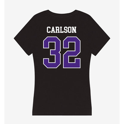 Northwestern - NCAA Women's Lacrosse : Liz Carlson - Classic Shersey Women's V-Neck T-Shirt-1