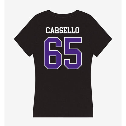 Northwestern - NCAA Football : Jackson Carsello - Classic Shersey Women's V-Neck T-Shirt-1