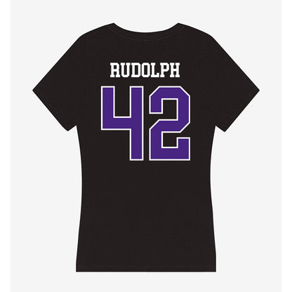 Northwestern - NCAA Women's Lacrosse : Hannah Rudolph - Classic Shersey Women's V-Neck T-Shirt-1