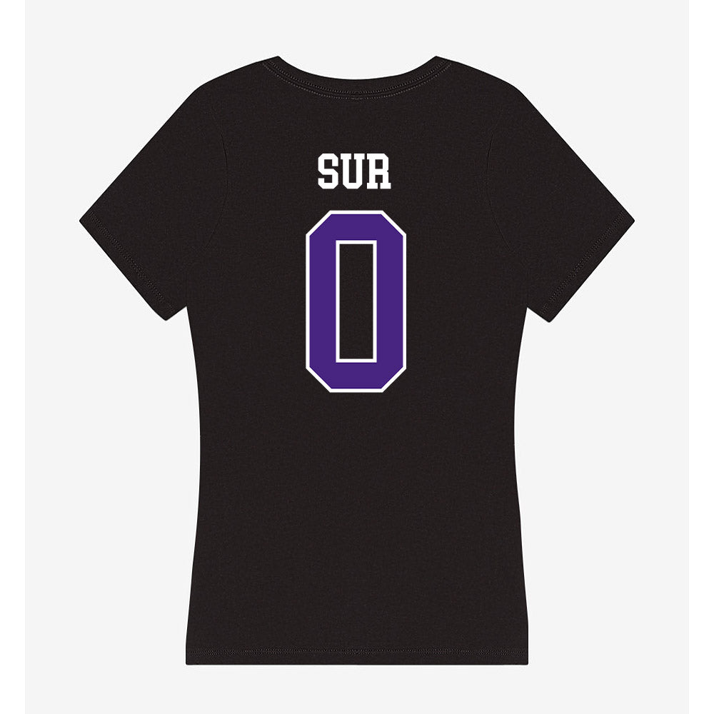 Northwestern - NCAA Football : Noah Sur - Classic Shersey Women's V-Neck T-Shirt-1