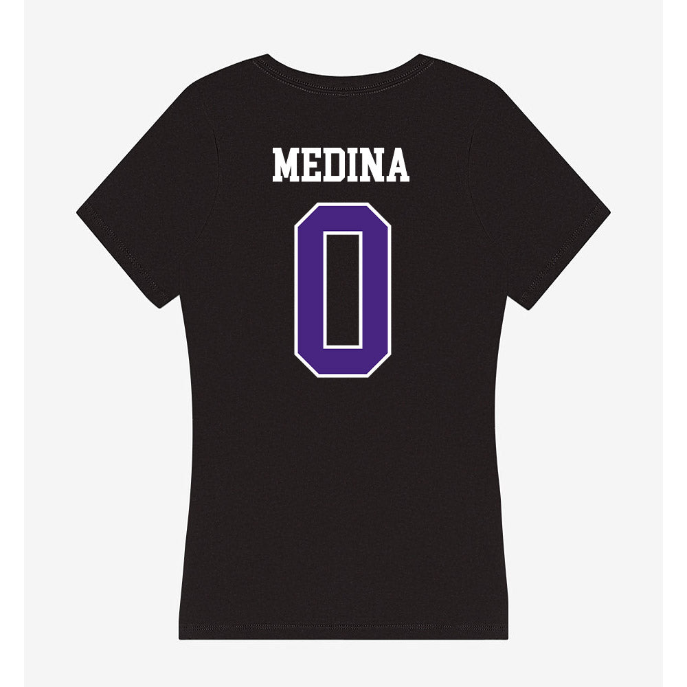 Northwestern - NCAA Softball : Tru Medina - Classic Shersey Women's V-Neck T-Shirt-1