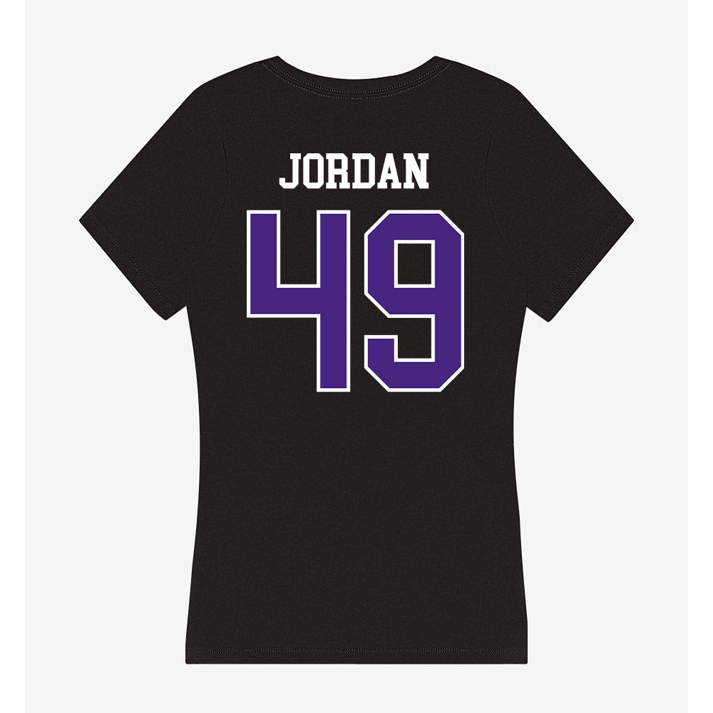 Northwestern - NCAA Football : Amare Jordan - Classic Shersey Women's V-Neck T-Shirt-1