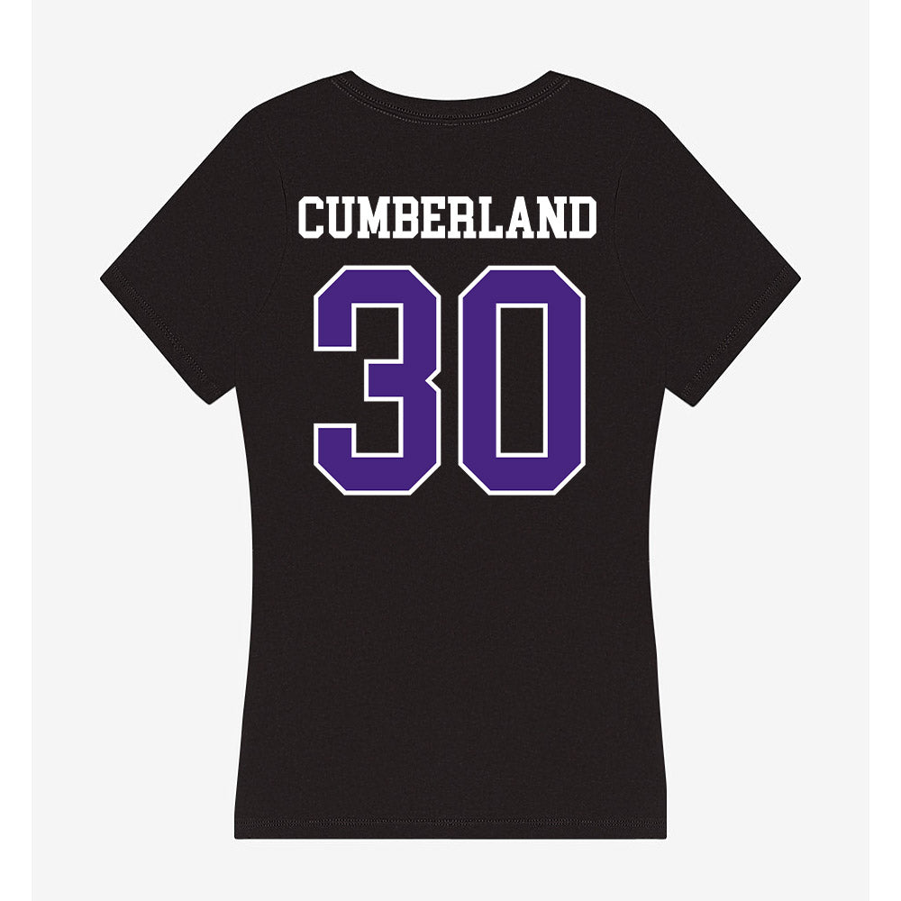 Northwestern - NCAA Women's Lacrosse : Noel Cumberland - Classic Shersey Women's V-Neck T-Shirt-1