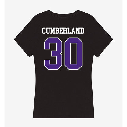 Northwestern - NCAA Women's Lacrosse : Noel Cumberland - Classic Shersey Women's V-Neck T-Shirt-1