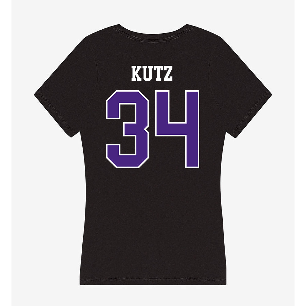 Northwestern - NCAA Baseball : Charlie Kutz - Classic Shersey Women's V-Neck T-Shirt-1