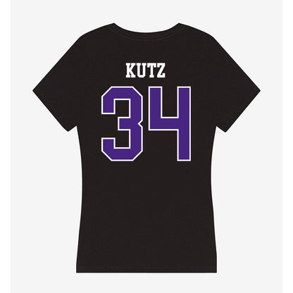 Northwestern - NCAA Baseball : Charlie Kutz - Classic Shersey Women's V-Neck T-Shirt-1