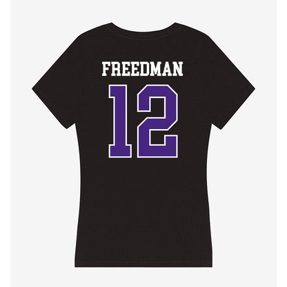 Northwestern - NCAA Women's Field Hockey : Jess Freedman - Classic Shersey Women's V-Neck T-Shirt-1