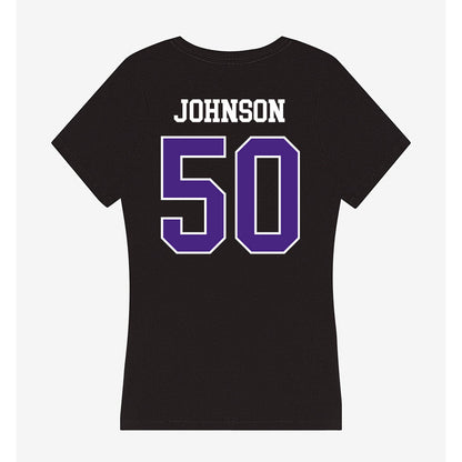 Northwestern - NCAA Football : Qayvier Johnson - Classic Shersey Women's V-Neck T-Shirt-1