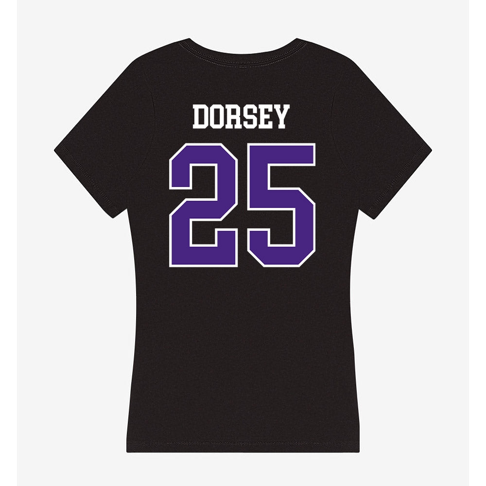 Northwestern - NCAA Football : Marquet Dorsey - Classic Shersey Women's V-Neck T-Shirt-1