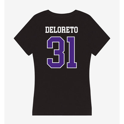 Northwestern - NCAA Baseball : Dominic DeLoreto - Classic Shersey Women's V-Neck T-Shirt-1