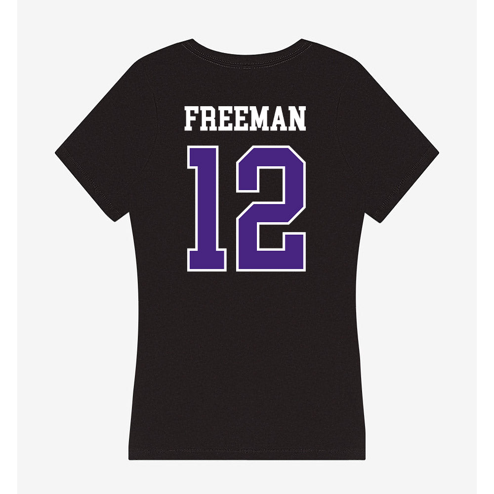 Northwestern - NCAA Baseball : Jackson Freeman - Classic Shersey Women's V-Neck T-Shirt-1
