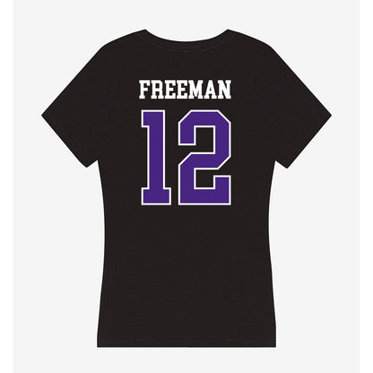 Northwestern - NCAA Baseball : Jackson Freeman - Classic Shersey Women's V-Neck T-Shirt-1