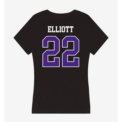Northwestern - NCAA Women's Soccer : Olivia Elliott - Classic Shersey Women's V-Neck T-Shirt-1