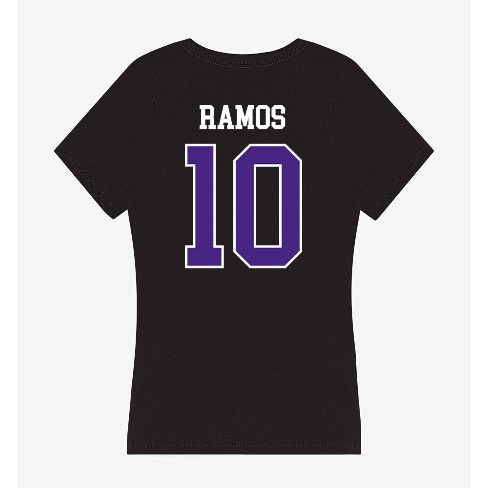 Northwestern - NCAA Baseball : Josh Ramos - Classic Shersey Women's V-Neck T-Shirt-1