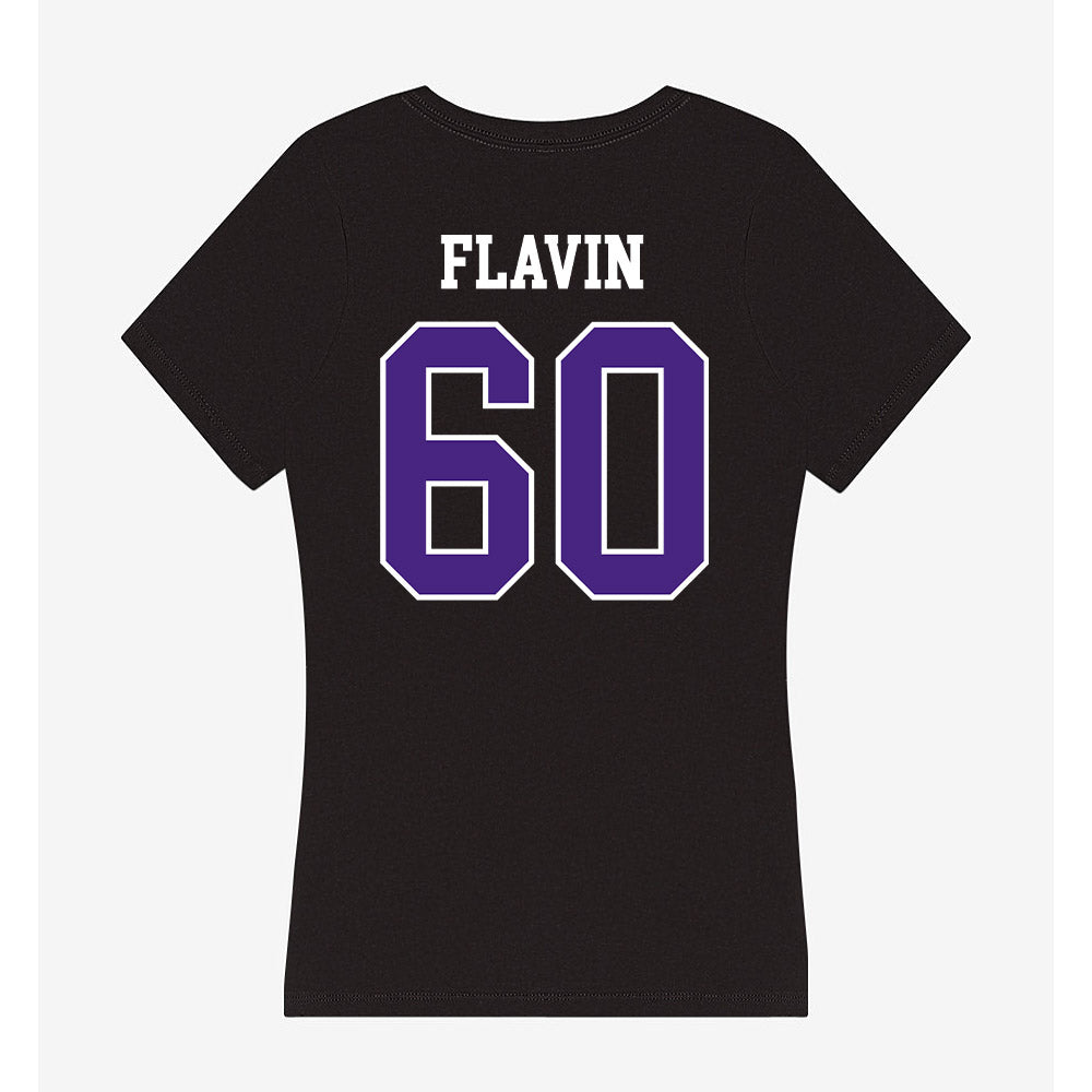 Northwestern - NCAA Football : Hayden Flavin - Classic Shersey Women's V-Neck T-Shirt-1