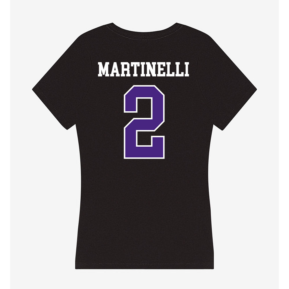 Northwestern - NCAA Men's Basketball : Nick Martinelli - Classic Shersey Women's V-Neck T-Shirt-1
