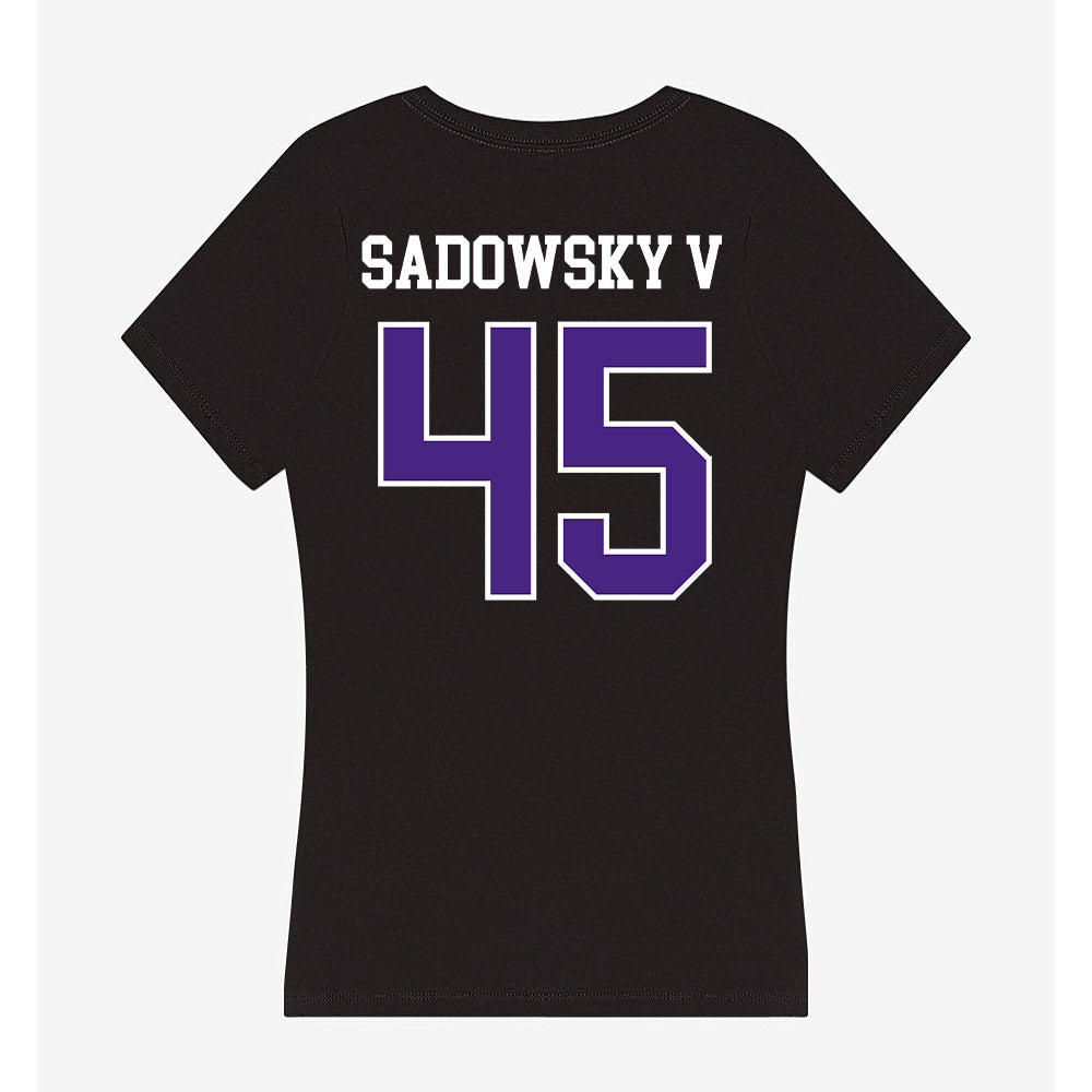 Northwestern - NCAA Football : Jack Sadowsky V - Classic Shersey Women's V-Neck T-Shirt-1