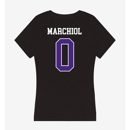Northwestern - NCAA Football : Nicco Marchiol - Classic Shersey Women's V-Neck T-Shirt-1