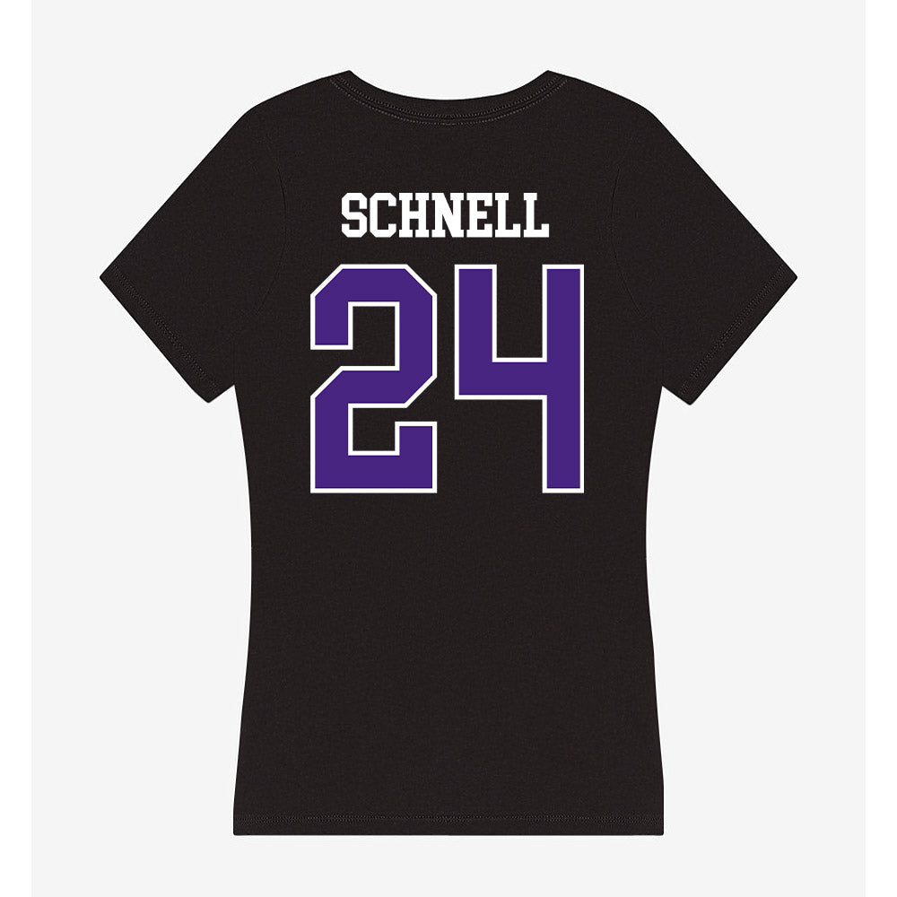 Northwestern - NCAA Women's Volleyball : Cate Schnell - Classic Shersey Women's V-Neck T-Shirt-1