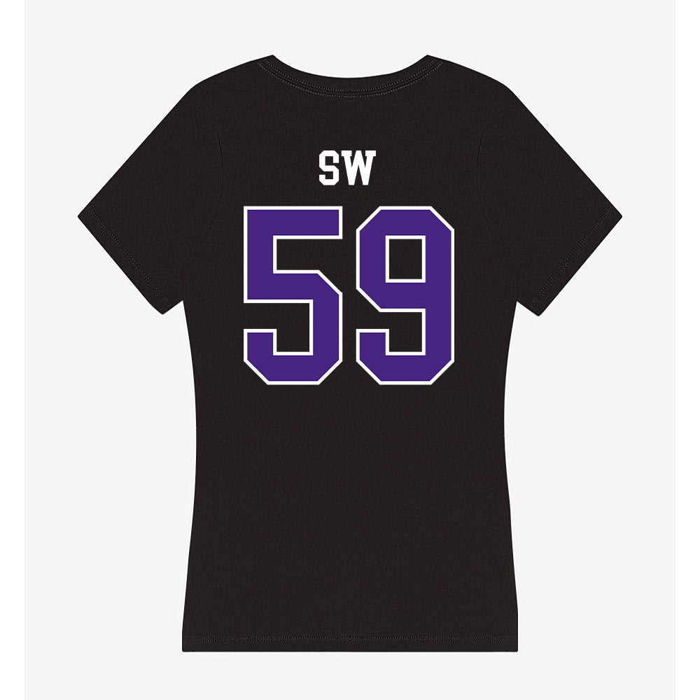 Northwestern - NCAA Football : Glory SW - Classic Shersey Women's V-Neck T-Shirt-1