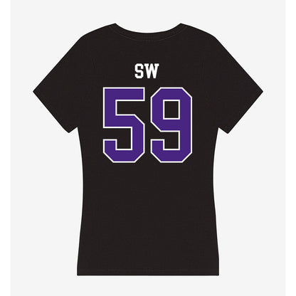 Northwestern - NCAA Football : Glory SW - Classic Shersey Women's V-Neck T-Shirt-1