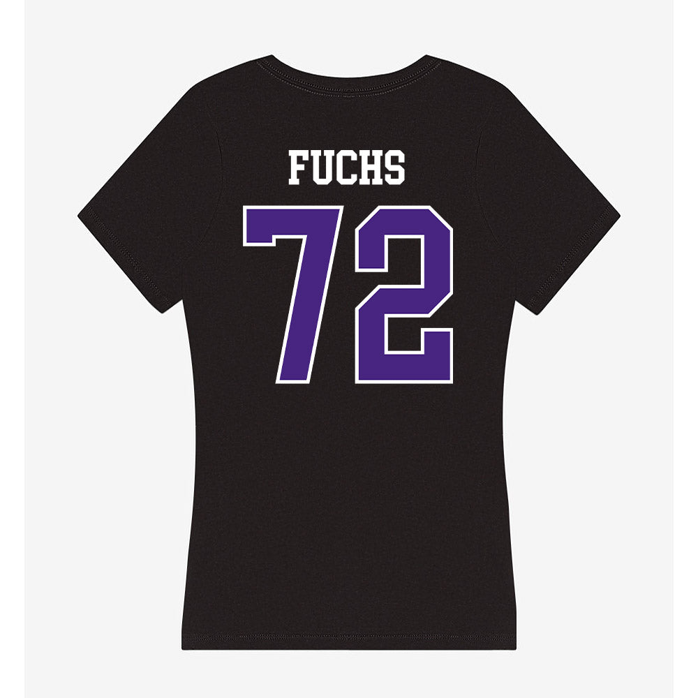 Northwestern - NCAA Football : Jack Fuchs - Classic Shersey Women's V-Neck T-Shirt-1