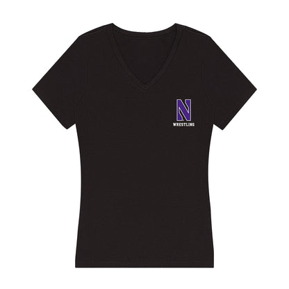 Northwestern - NCAA Wrestling : Joseph Martin - Classic Shersey Women's V-Neck T-Shirt-0