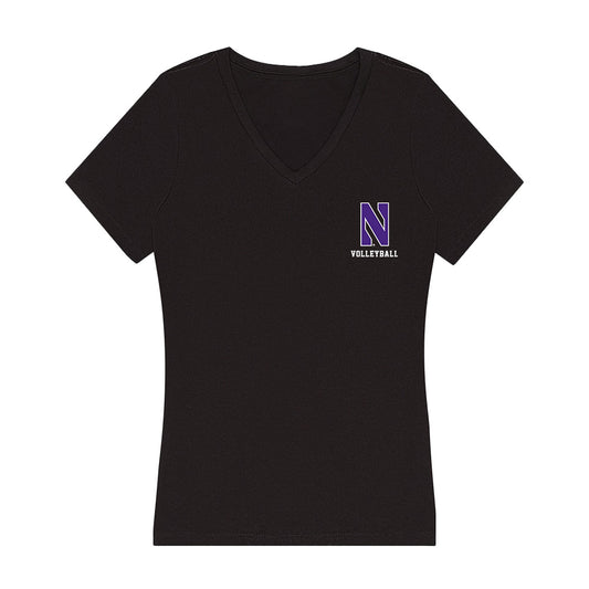 Northwestern - NCAA Women's Volleyball : Mara Stiglic - Classic Shersey Women's V-Neck T-Shirt-0