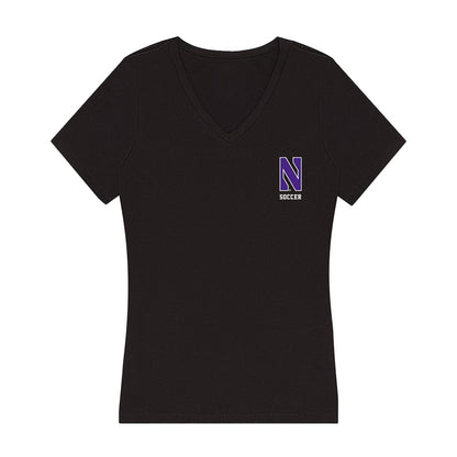 Northwestern - NCAA Men's Soccer : Seth Mahlmeister - Classic Shersey Women's V-Neck T-Shirt-0