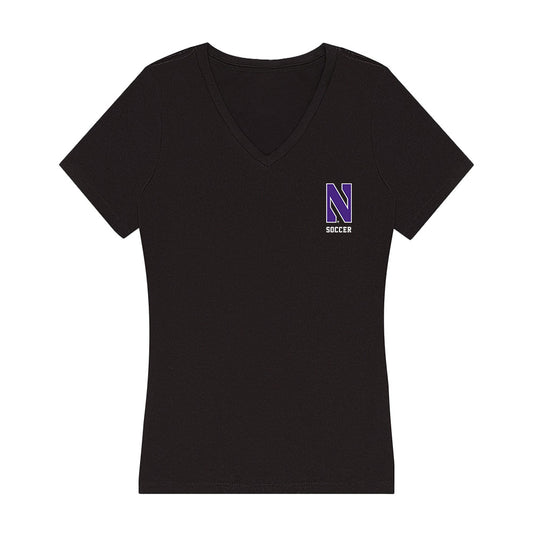 Northwestern - NCAA Men's Soccer : Josue Pfrommer - Classic Shersey Women's V-Neck T-Shirt-0