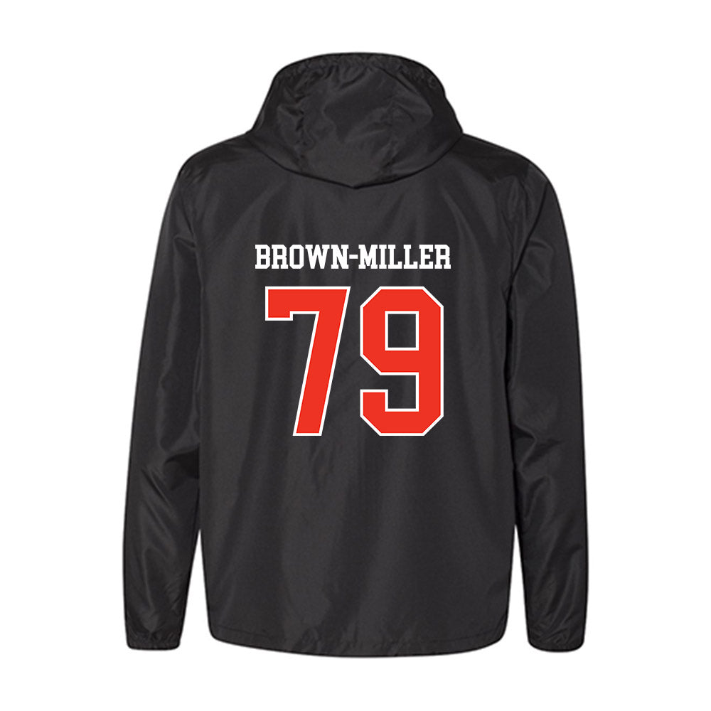 Syracuse - NCAA Football : Travis Brown-Miller - Windbreaker-1