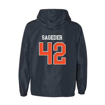 Syracuse - NCAA Men's Lacrosse : Dylan Sageder - Windbreaker-1