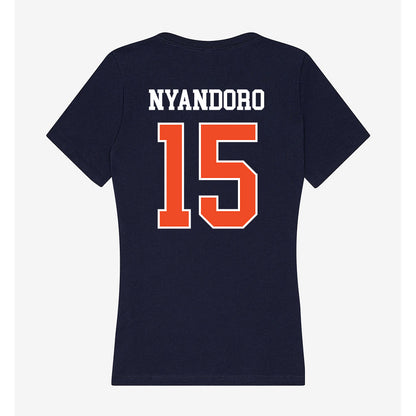 Syracuse - NCAA Football : Nathan Nyandoro - Women's V-Neck T-Shirt-1