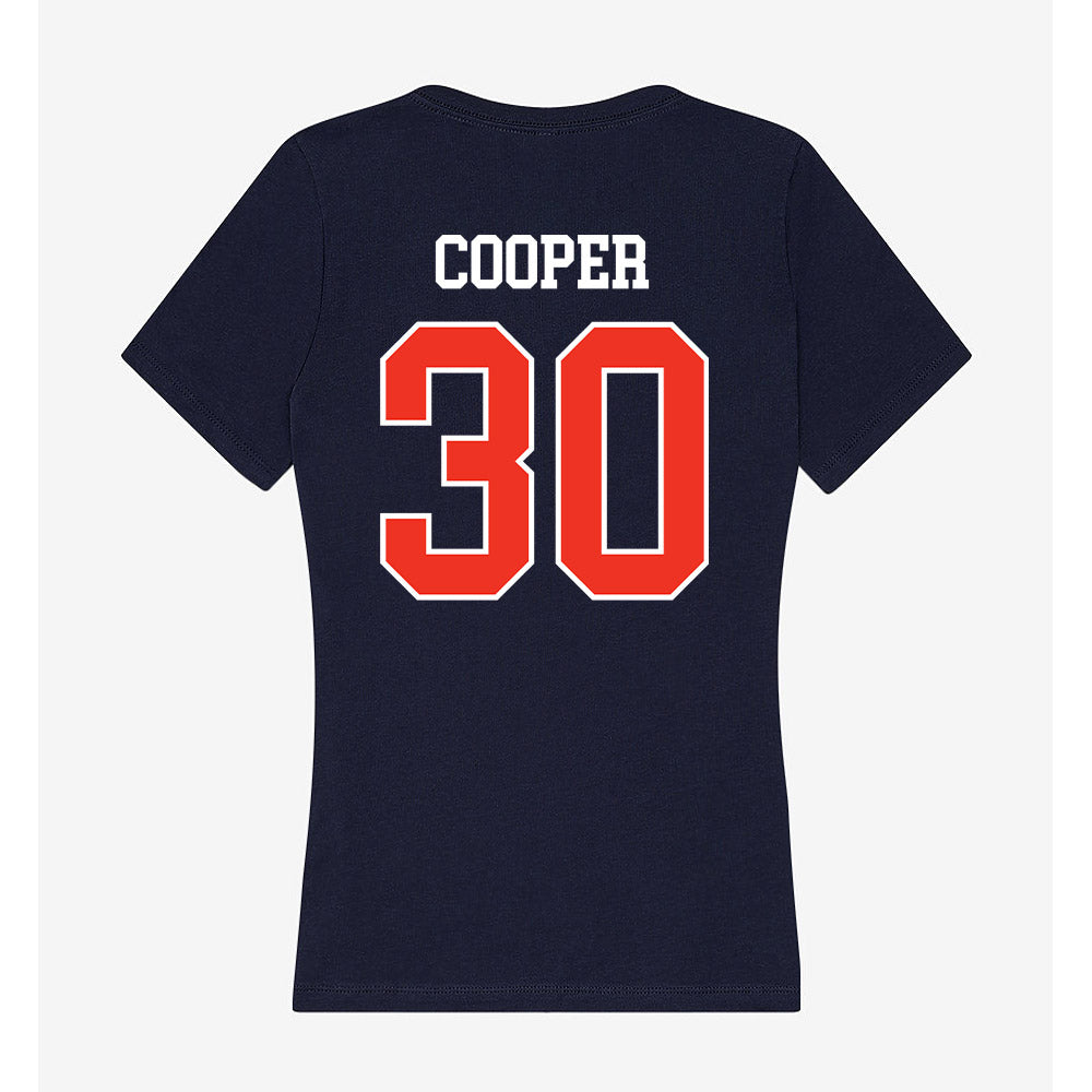 Syracuse - NCAA Women's Basketball : Jasmyn Cooper - Women's V-Neck T-Shirt-1