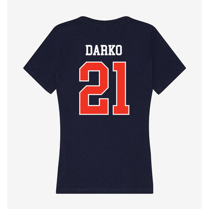 Syracuse - NCAA Men's Soccer : Landon Darko - Women's V-Neck T-Shirt-1