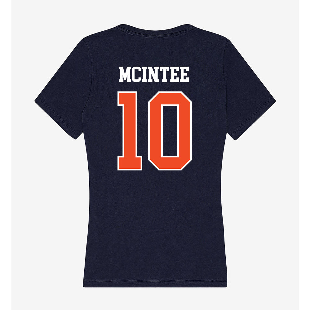 Syracuse - NCAA Men's Lacrosse : Matthew McIntee - Women's V-Neck T-Shirt-1