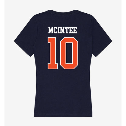 Syracuse - NCAA Men's Lacrosse : Matthew McIntee - Women's V-Neck T-Shirt-1