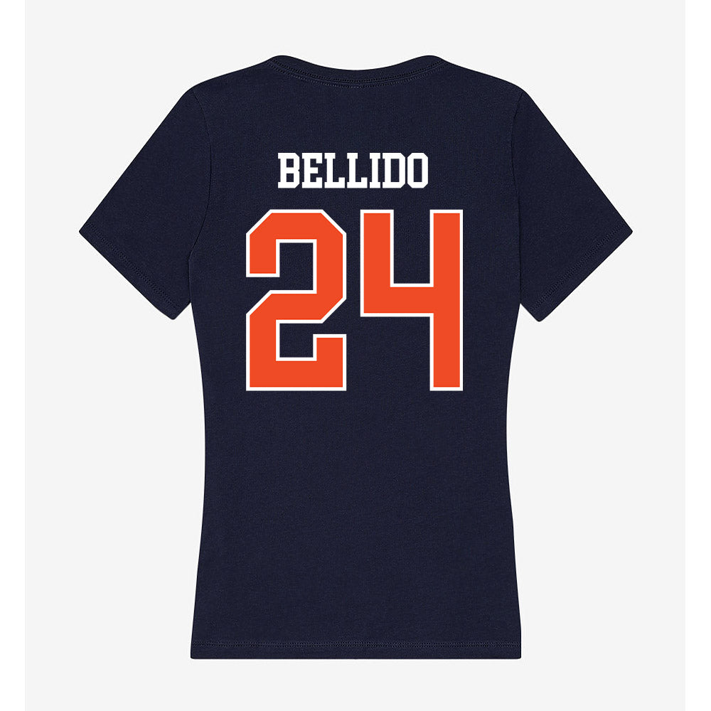 Syracuse - NCAA Softball : Kiara Bellido - Women's V-Neck T-Shirt-1
