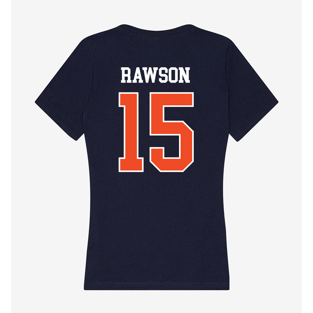Syracuse - NCAA Men's Lacrosse : Ted Rawson - Women's V-Neck T-Shirt-1