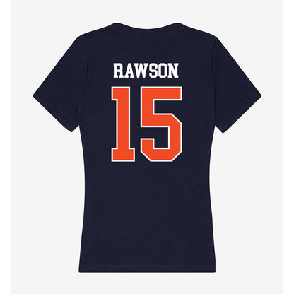 Syracuse - NCAA Men's Lacrosse : Ted Rawson - Women's V-Neck T-Shirt-1