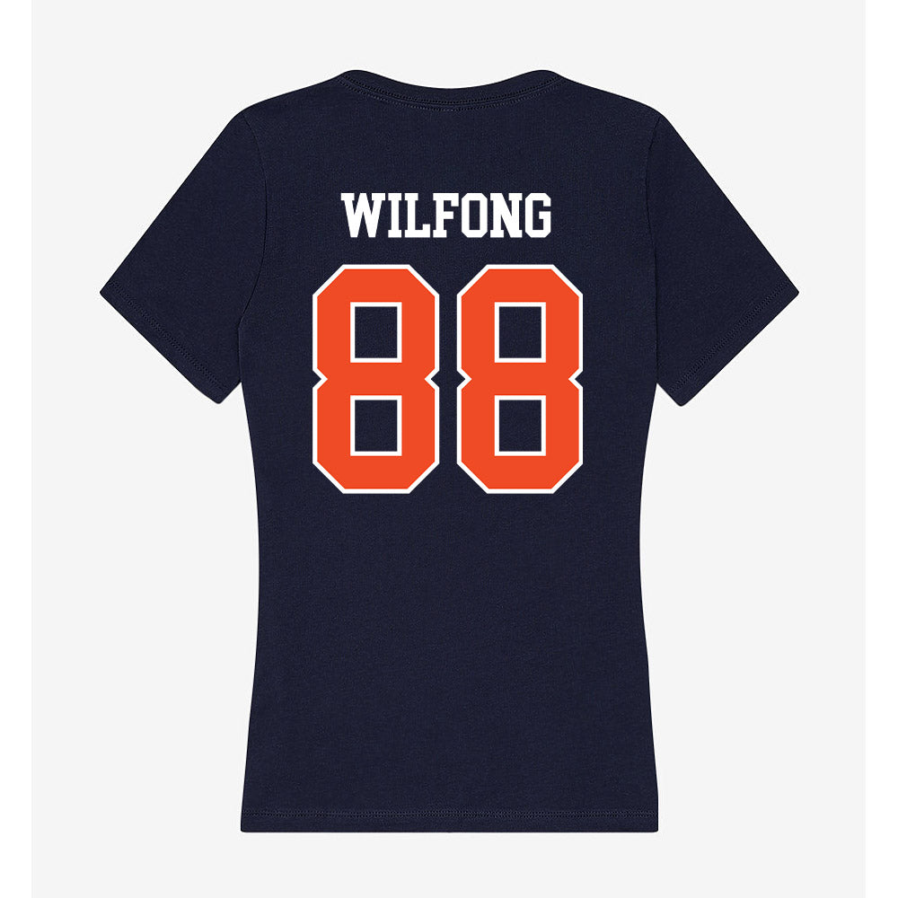 Syracuse - NCAA Football : Terrell Wilfong - Women's V-Neck T-Shirt-1