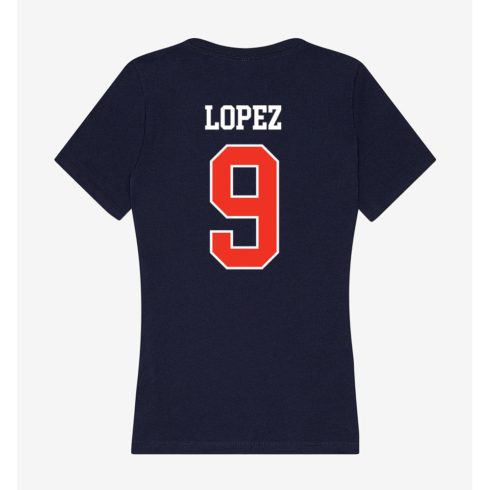 Syracuse - NCAA Softball : Madelyn Lopez - Women's V-Neck T-Shirt-1