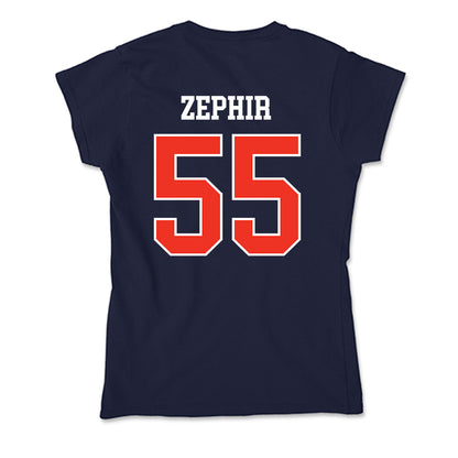 Syracuse - NCAA Men's Basketball : Bryce Zephir - Soft Style Women’s T-Shirt-1