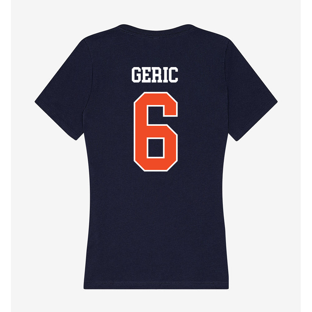 Syracuse - NCAA Women's Ice Hockey : Nina Geric - Women's V-Neck T-Shirt-1