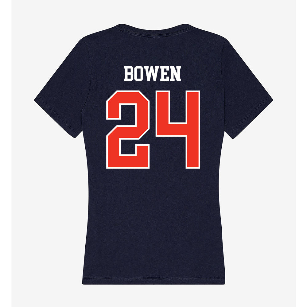 Syracuse - NCAA Men's Lacrosse : Dante Bowen - Women's V-Neck T-Shirt-1
