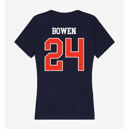 Syracuse - NCAA Men's Lacrosse : Dante Bowen - Women's V-Neck T-Shirt-1