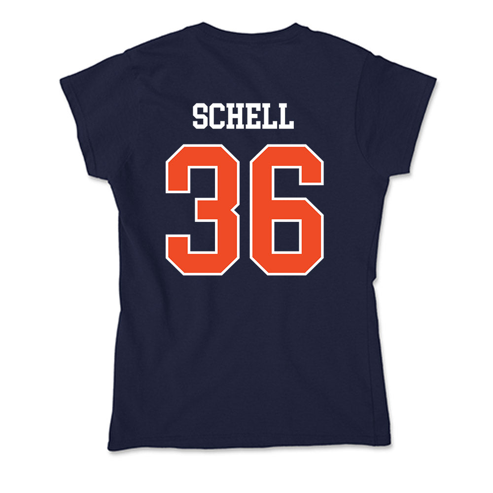 Syracuse - NCAA Men's Lacrosse : Jack Schell - Soft Style Women’s T-Shirt-1